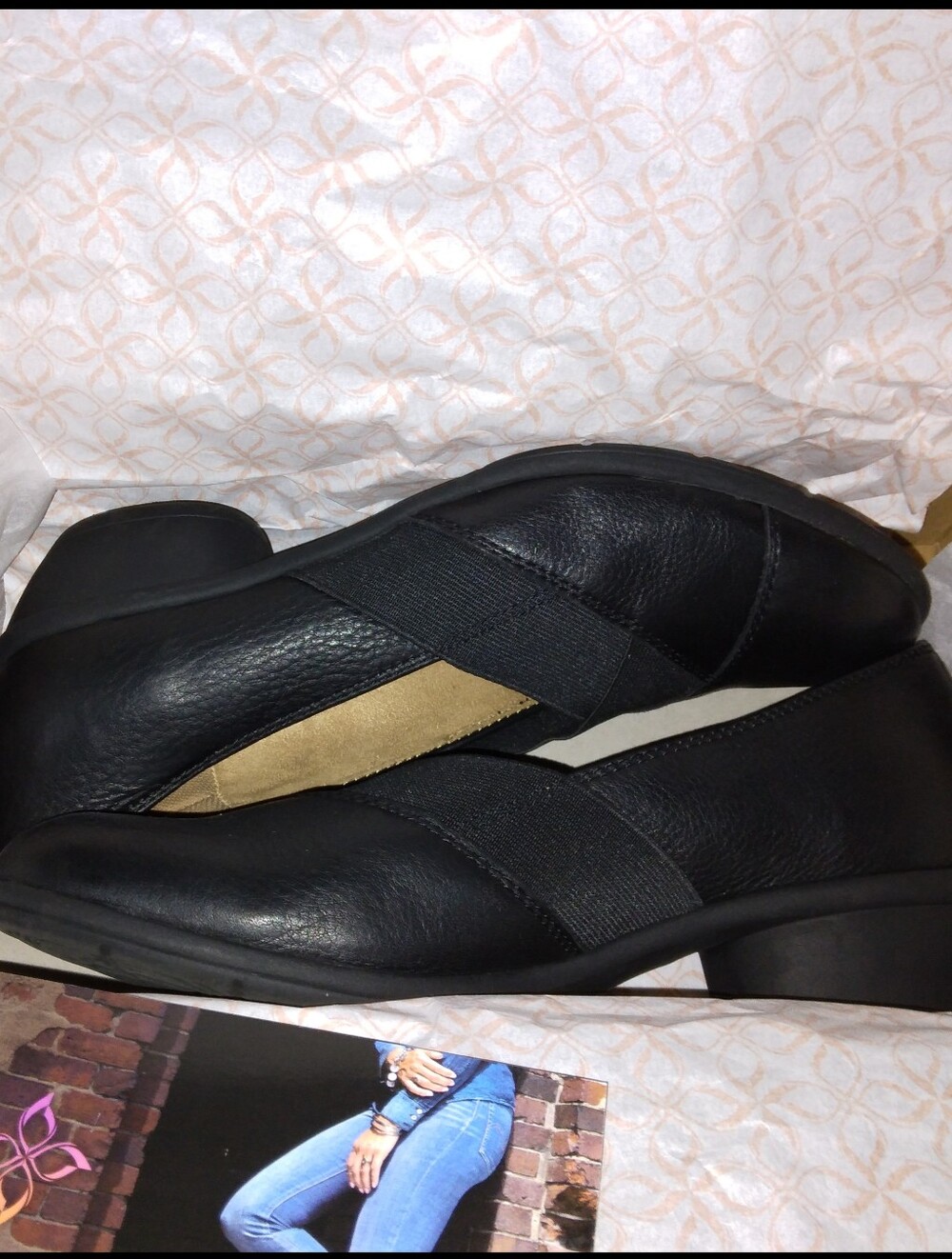 NIB Black Quinton Comfortiva Leather Pump